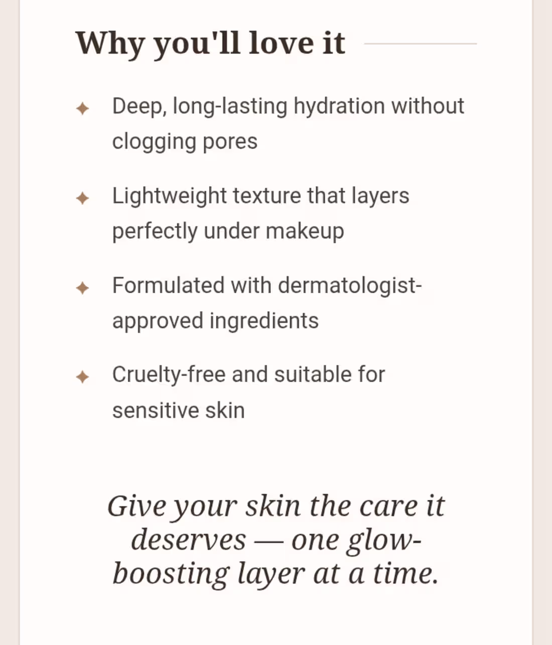 Cover image for A skincare product description highlighting