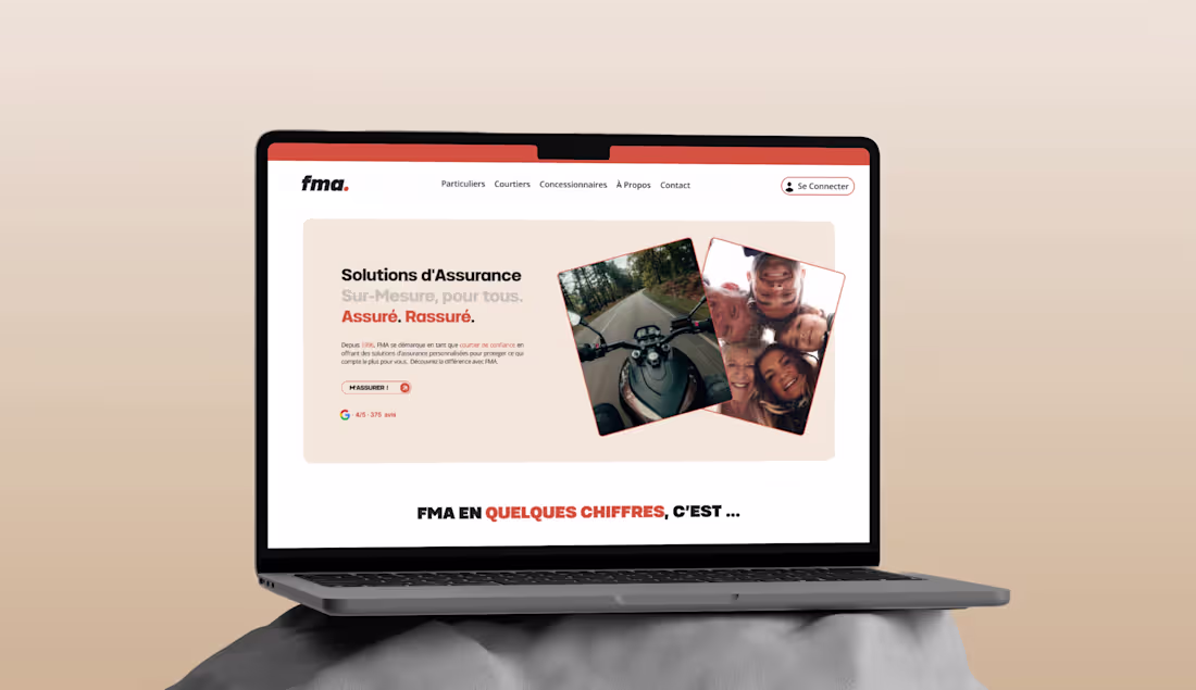 Cover image for FMA Assurances Website Redesign