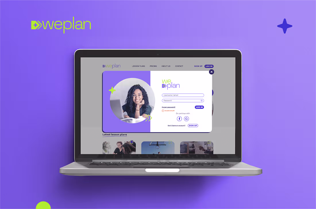Cover image for WePlan - Web Design on Behance