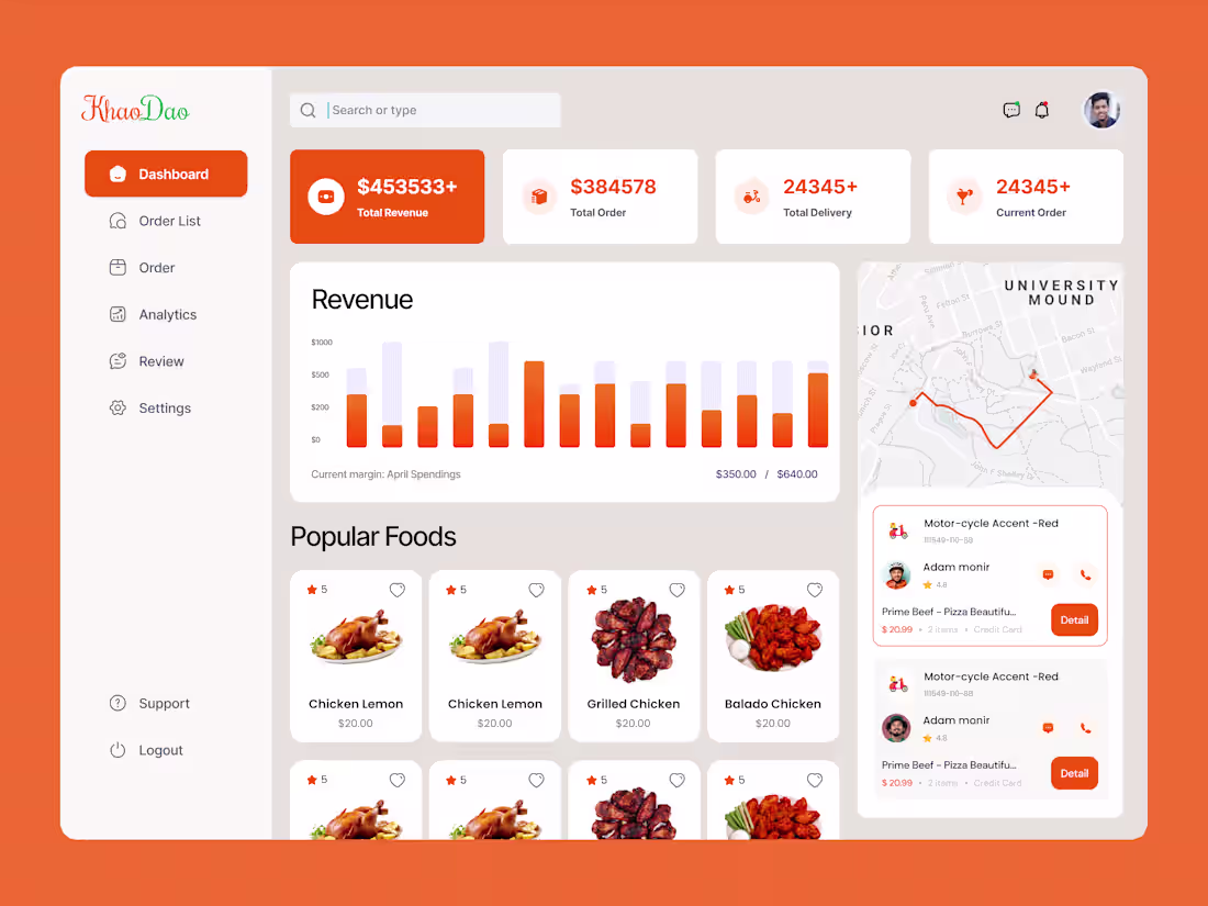 Cover image for Managing a restaurant is chaotic. I designed the "KhaoDao" a...