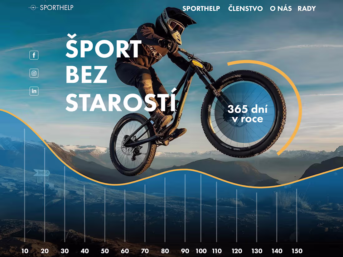 Cover image for SportHelp – Landing Page Design - Slavka Hilovska
