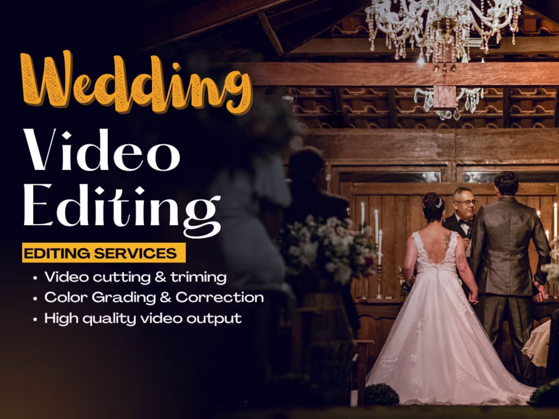Cover image for Turn Your Wedding Footage Into a Cinematic Love Story ️ Your...