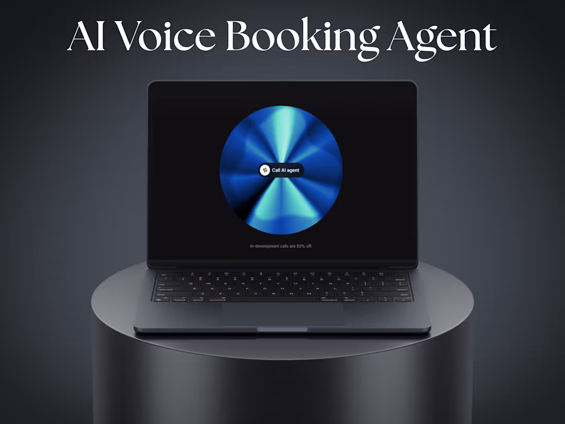 Cover image for AI Voice Booking Agent