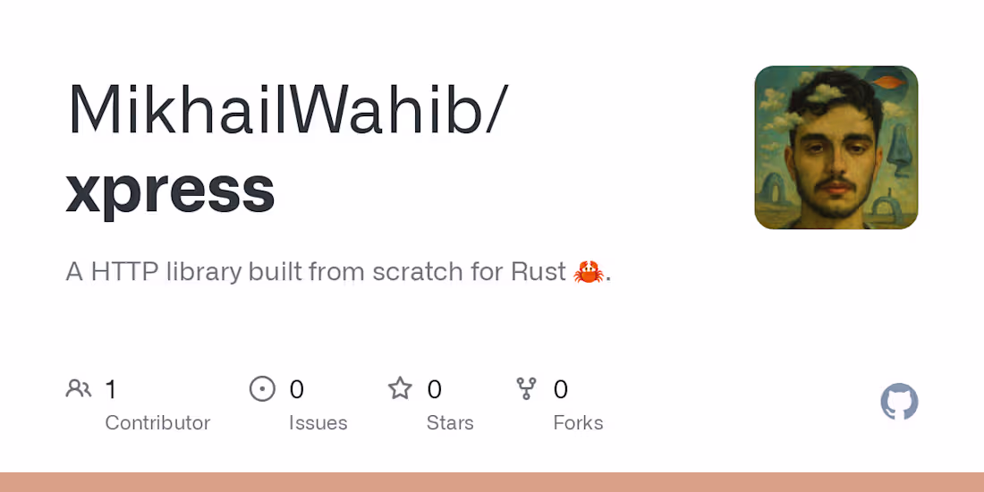 Cover image for Xpress: A Lightweight HTTP Framework for Rust