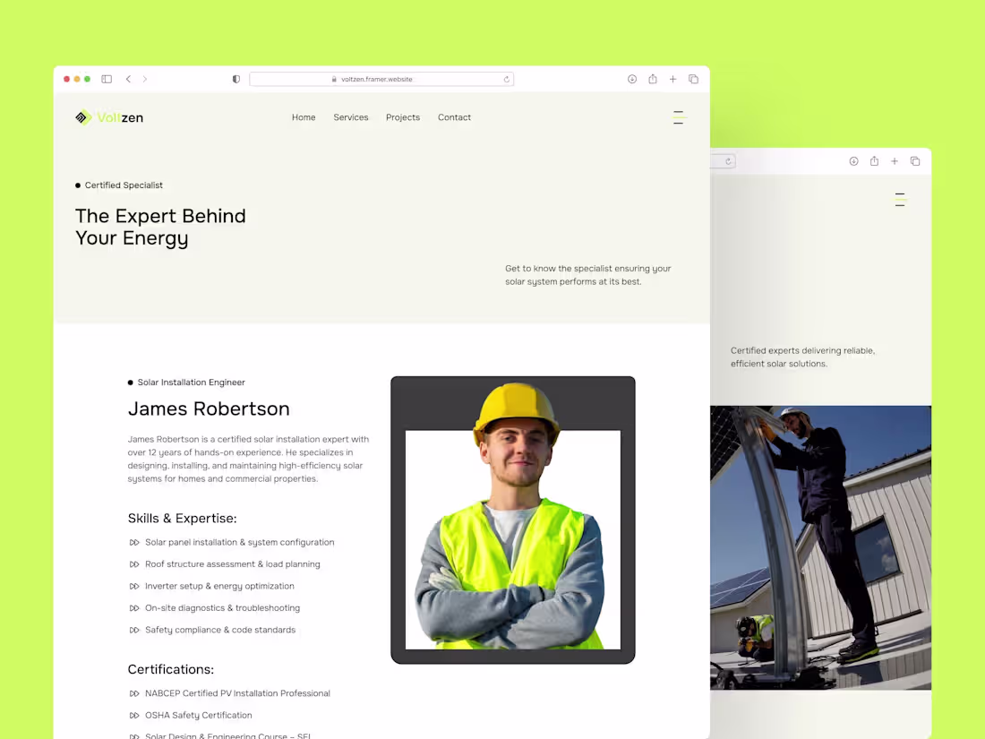 Cover image for Clean energy needs confident communication.
Voltzen