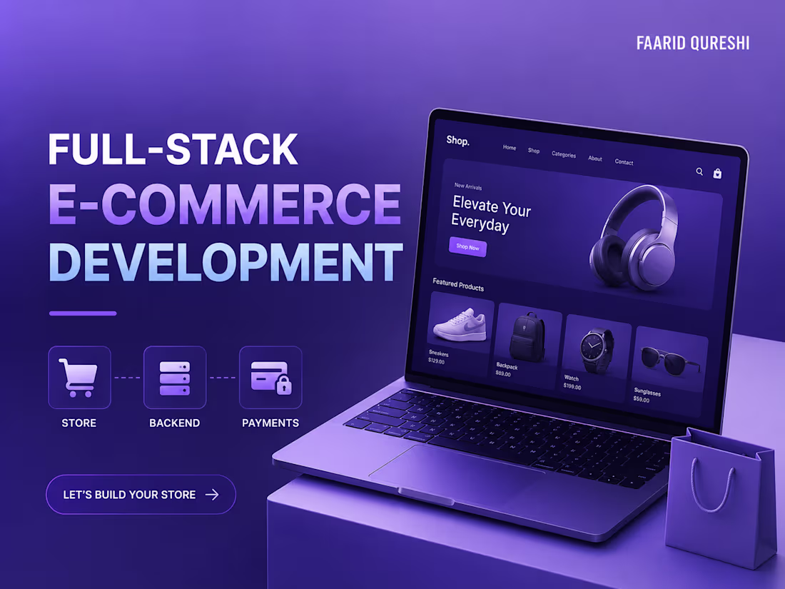 Cover image for Full-Stack E-Commerce Development