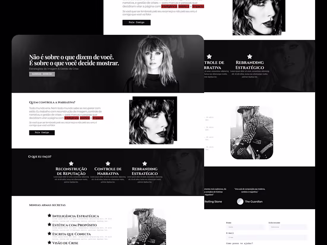Cover image for Reputation Strategy Website — Narrative Control