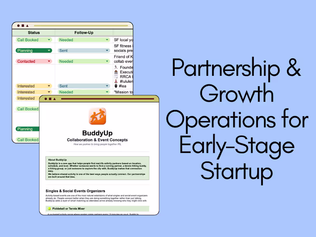 Cover image for Fractional Growth Partner - Early-Stage Startup