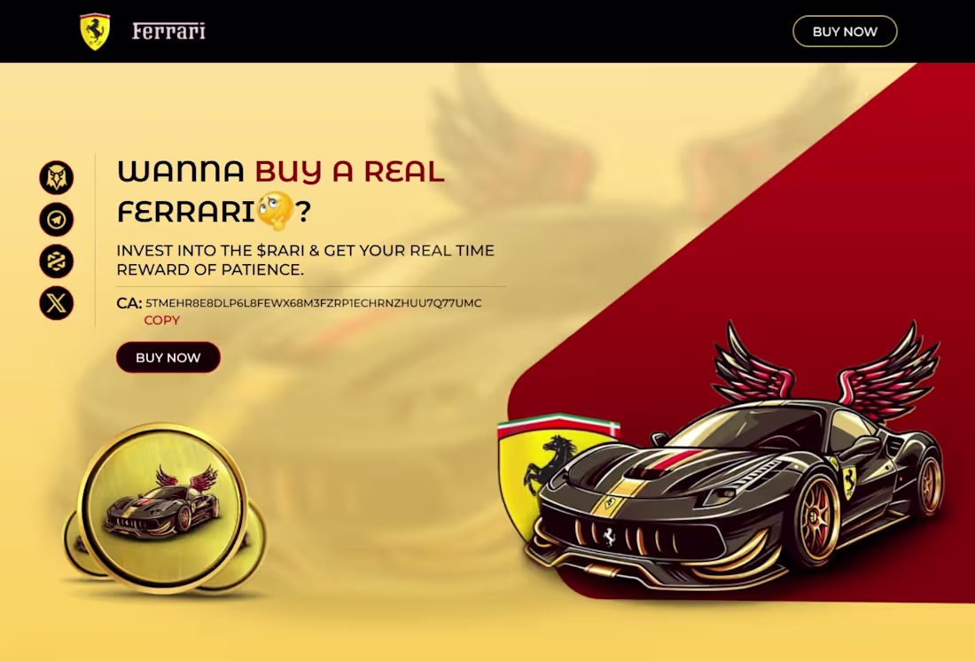 Cover image for Built a responsive Ferrari landing