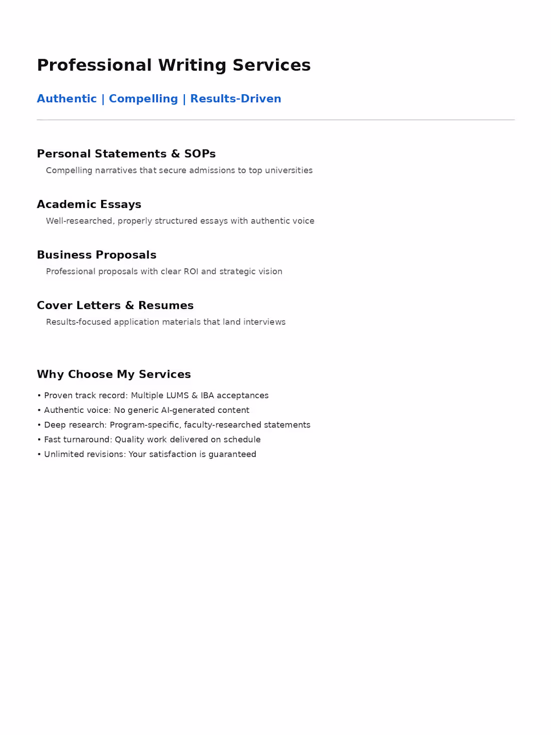 Cover image for Services