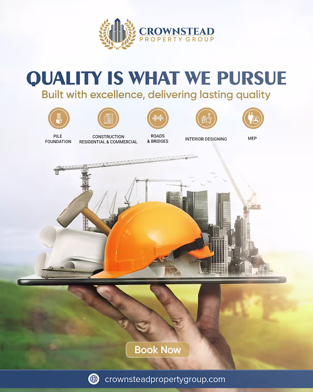 Cover image for A premium construction branding concept