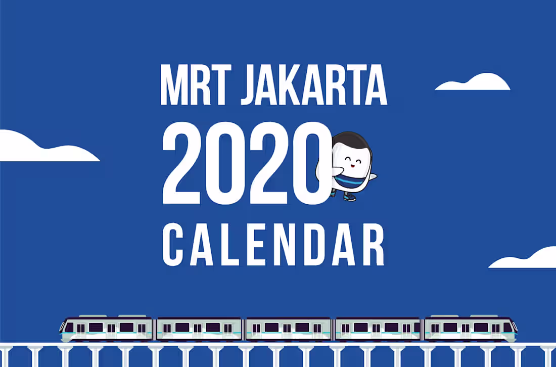 Cover image for MRT Jakarta 2020 Calendar