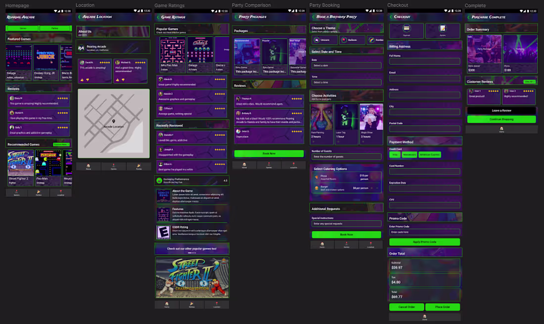 Cover image for Arcade Booking App