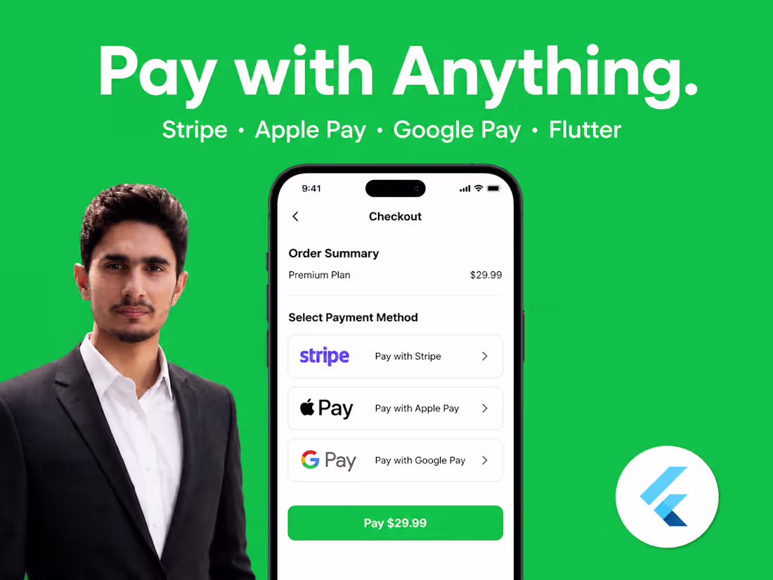 Cover image for Flutter Payment & Subscription Integration (Stripe / In-App