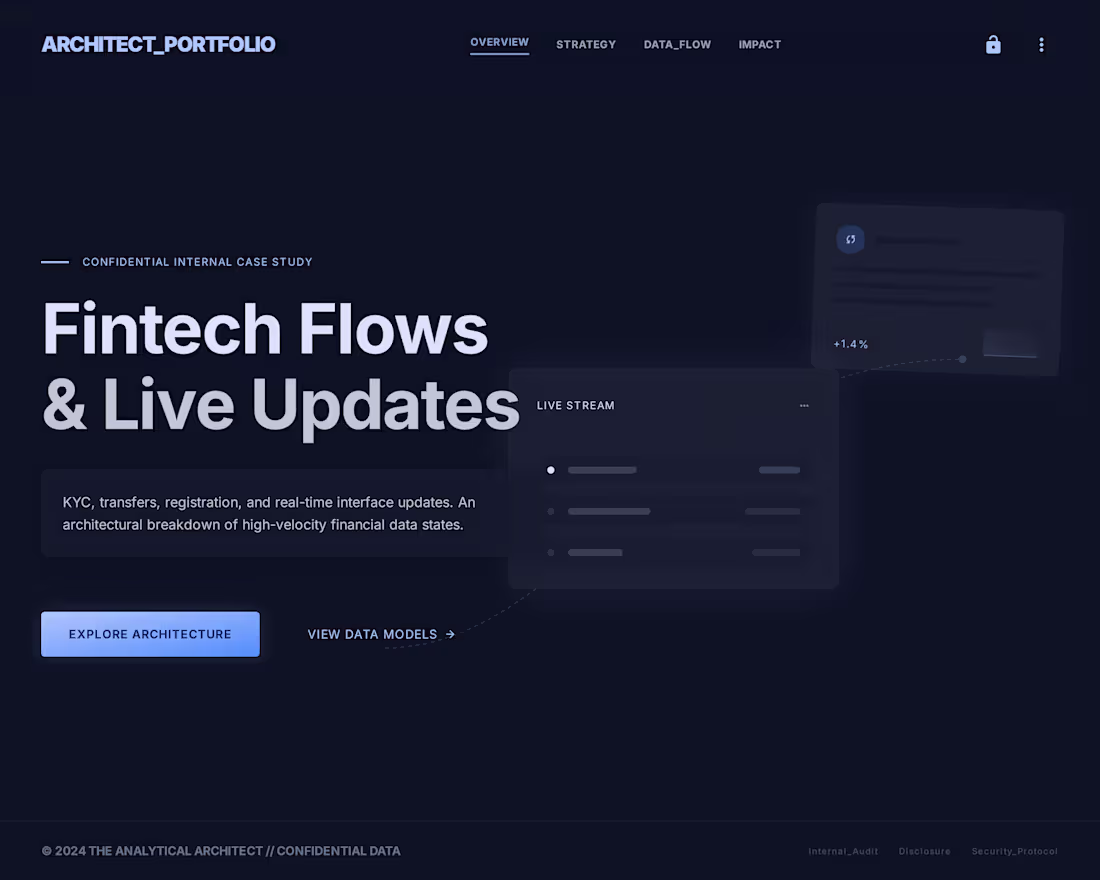 Cover image for Fintech Flows & Live Updates