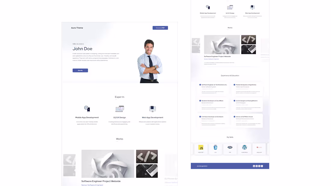 Cover image for Designing a portfolio is about guiding attention, not listin...