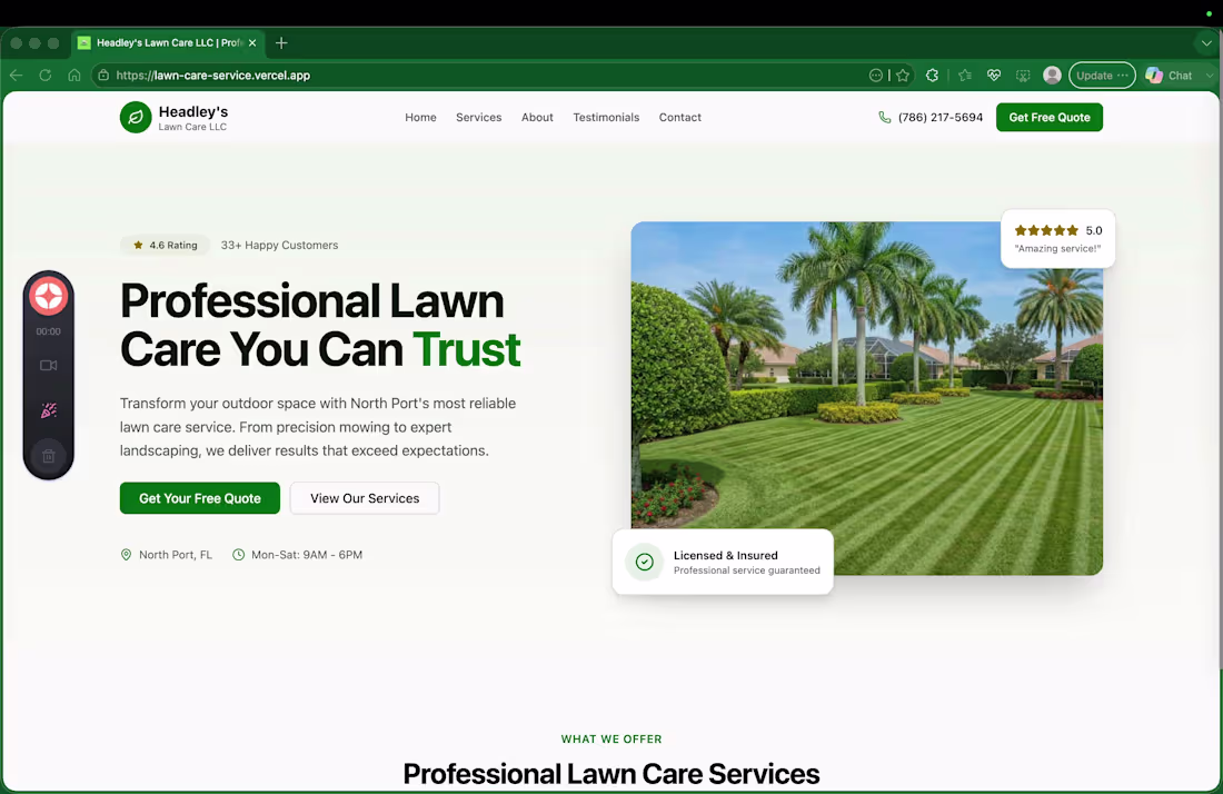 Cover image for Lawn Care Services -
Transform your