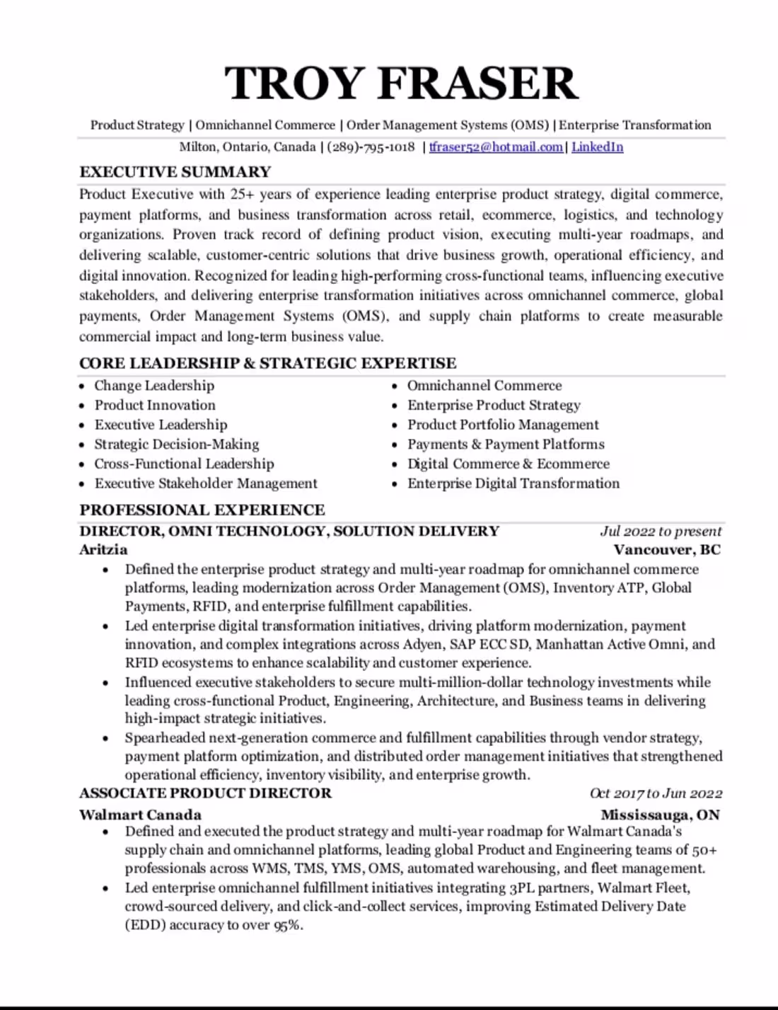 Cover image for A tailored optimized resume 