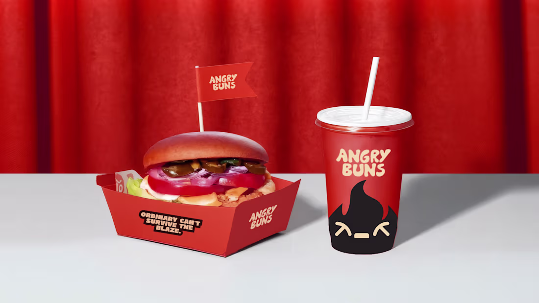 Cover image for Angry Buns - Visual identity design