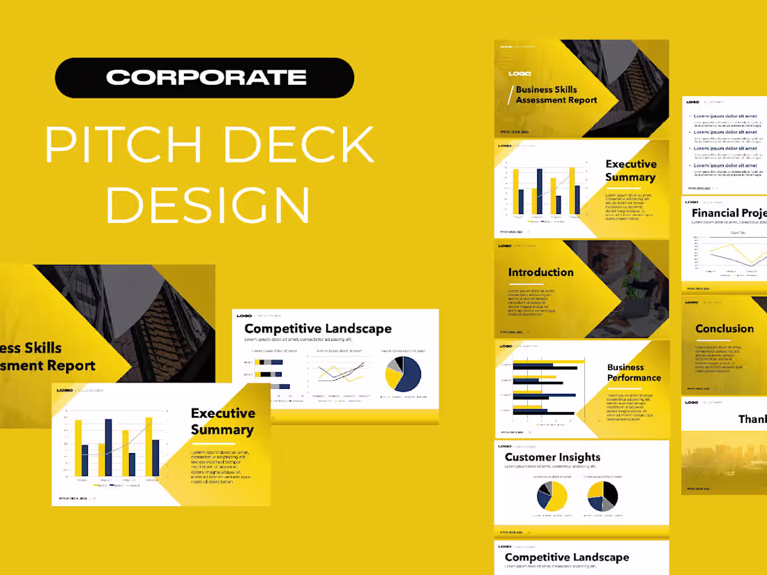 Cover image for Pitch Deck Presentation Design