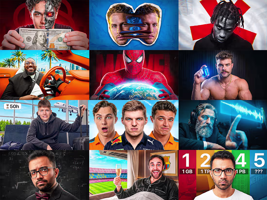 Cover image for Recent YouTube Thumbnails