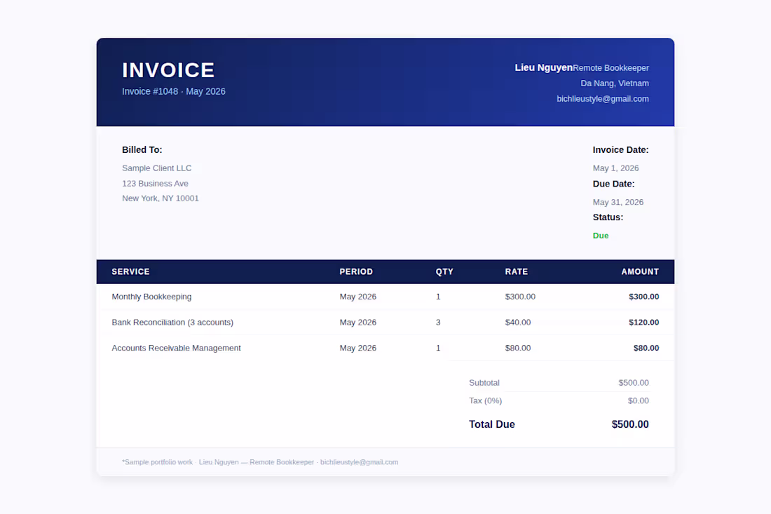 Cover image for 3. Invoice Template
Professional invoice template