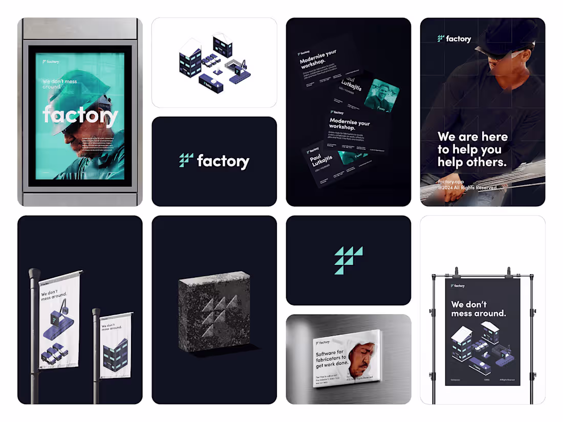 Cover image for Factory Brand Identity