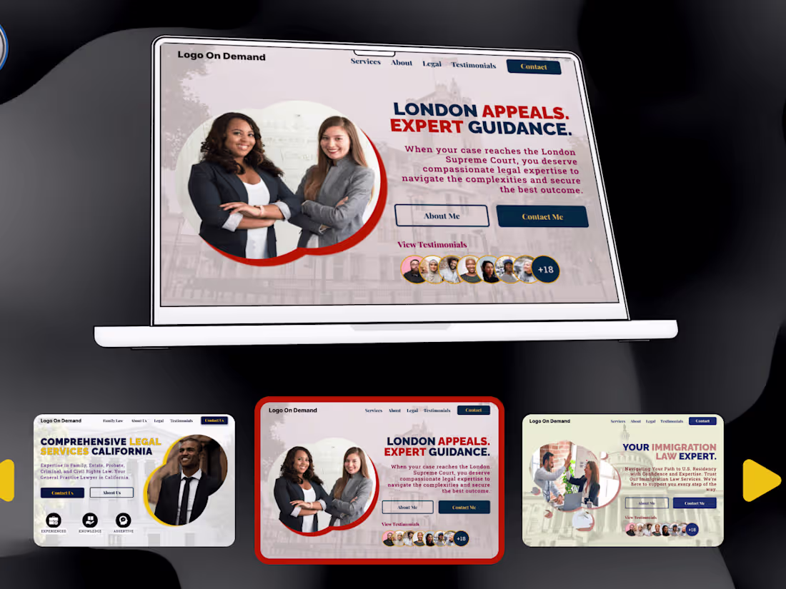 Cover image for Law Websites Hero Section's