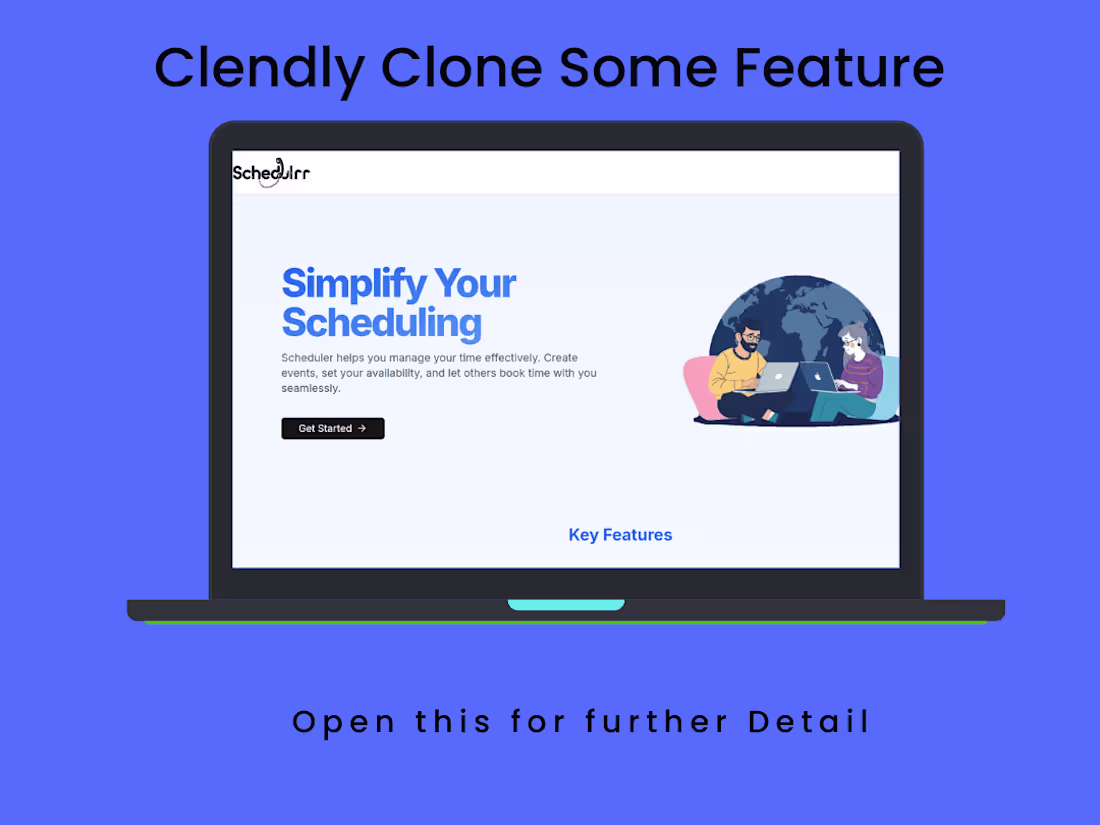 Cover image for Full Stack Next,js Clone Calendly clone some feature 