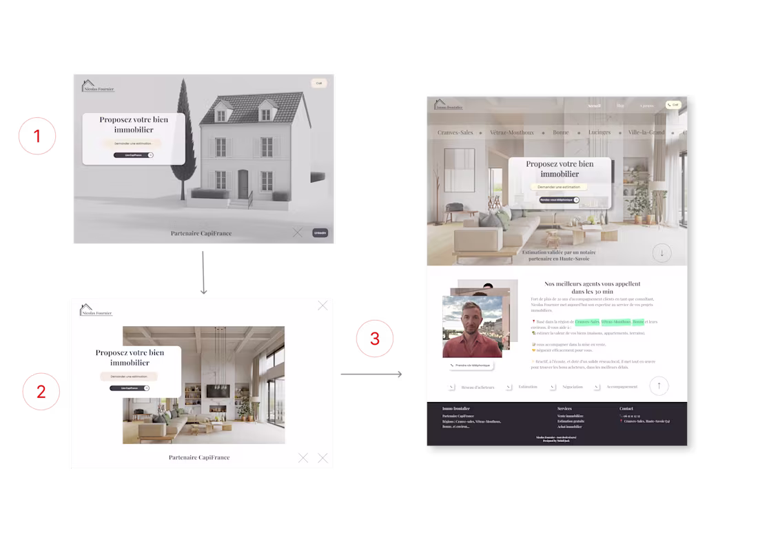 Cover image for Real Estate Agent Landing Page