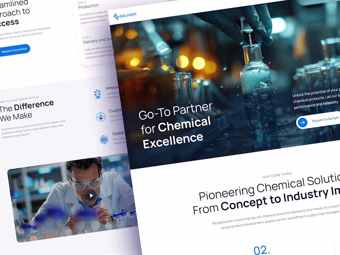 Cover image for Soluvent | Reliable Chemical Solutions