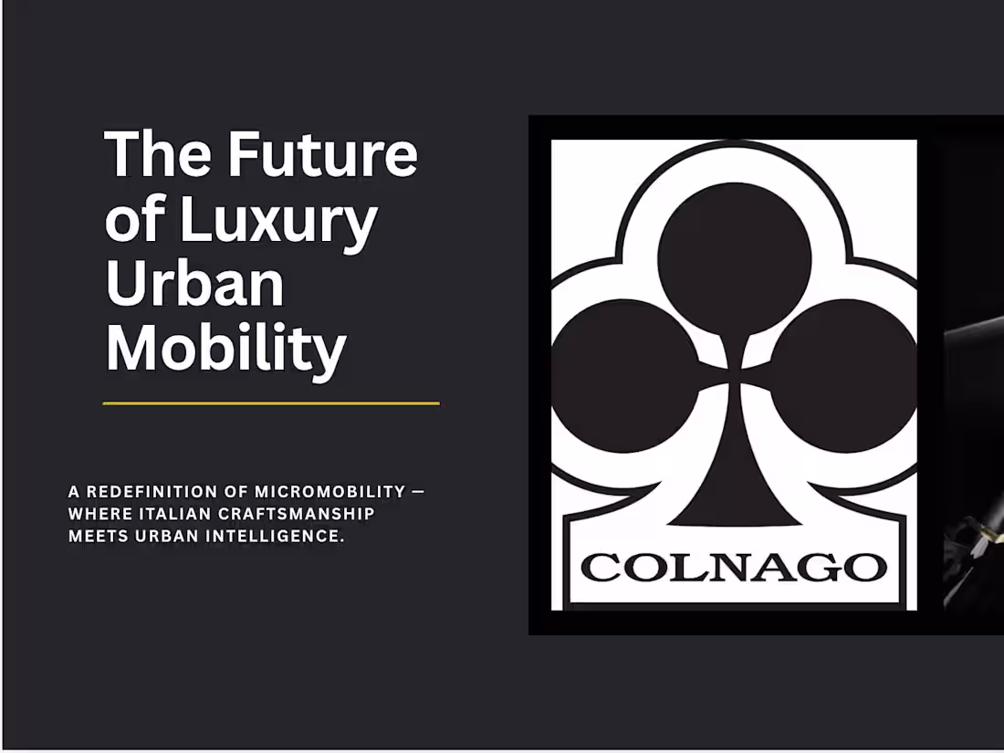 Cover image for Colnago Innovation Project
