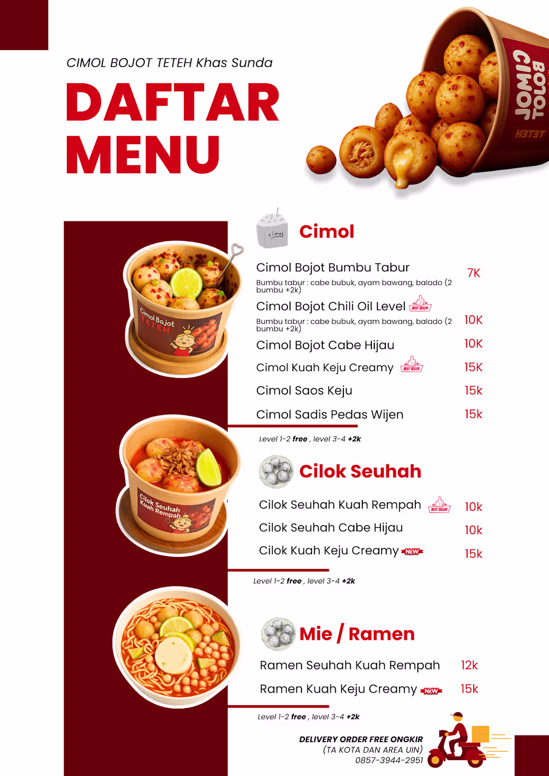 Cover image for food menu design