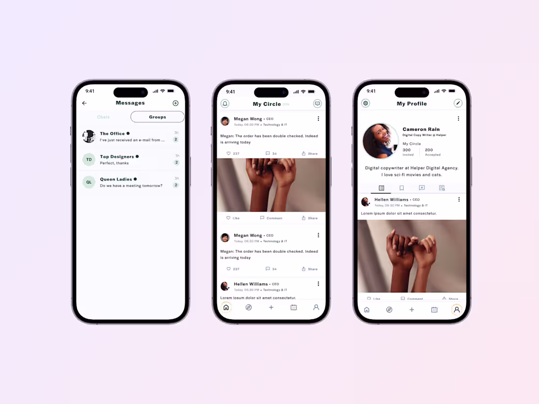 Cover image for Designing an App for Women Leaders’ Collaboration