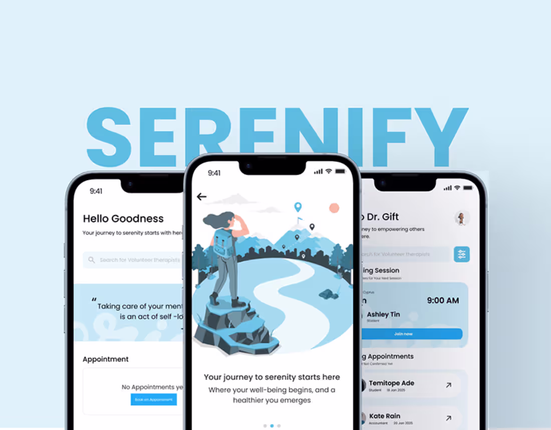 Cover image for SERENIFY - MENTAL HEALTH APP