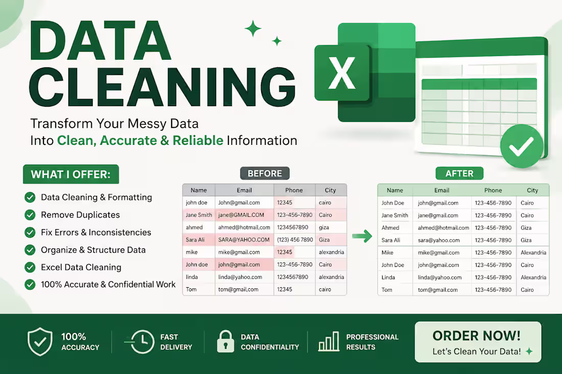 Cover image for Data cleaning