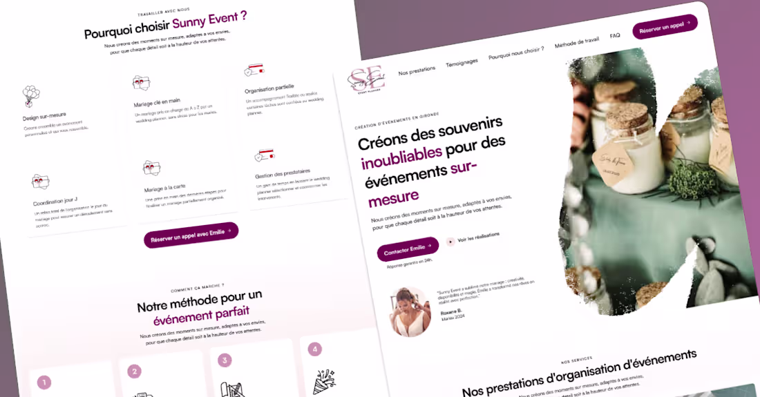 Cover image for Sunny Event || Landing Page Design || Figma to Webflow || Fr...