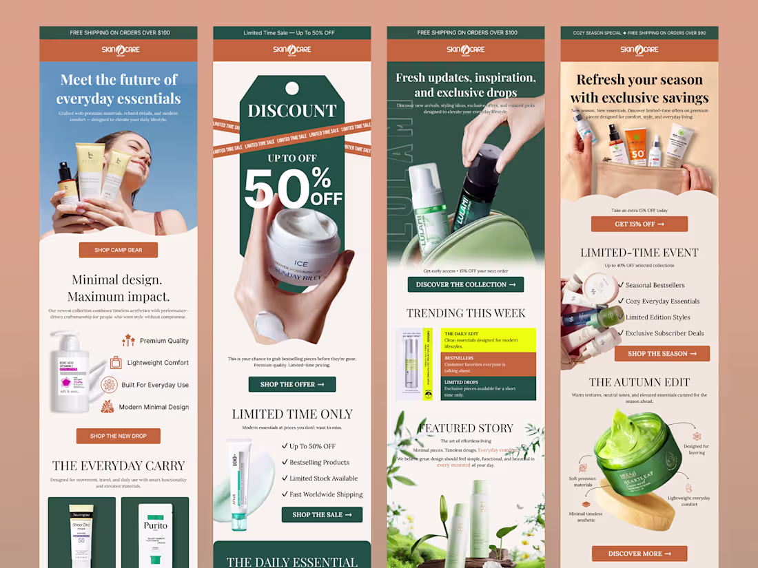 Cover image for Designed a collection of premium
