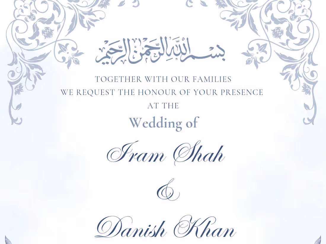 Cover image for Invitation card for occasions, businesses. 