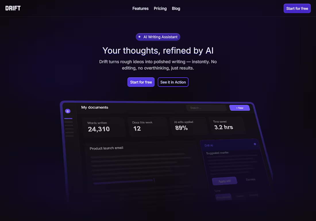 Cover image for Designed a landing page concept
