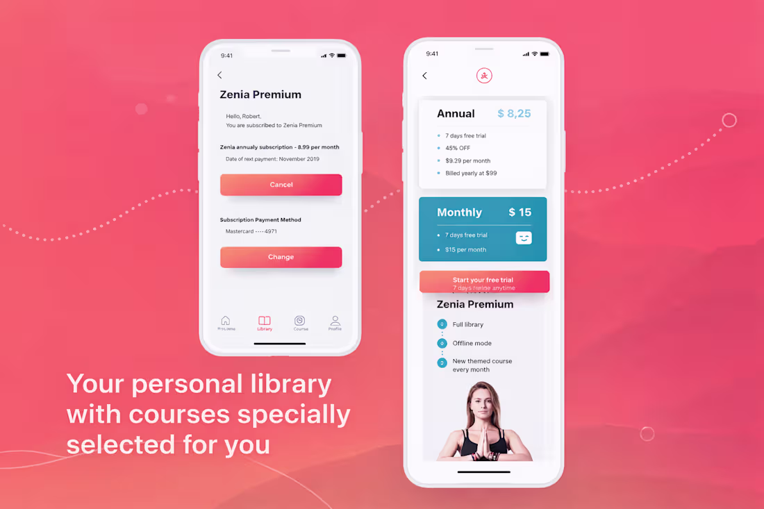 Cover image for An AI Guided Yoga Trainer - Zenia Zenia is an application th...