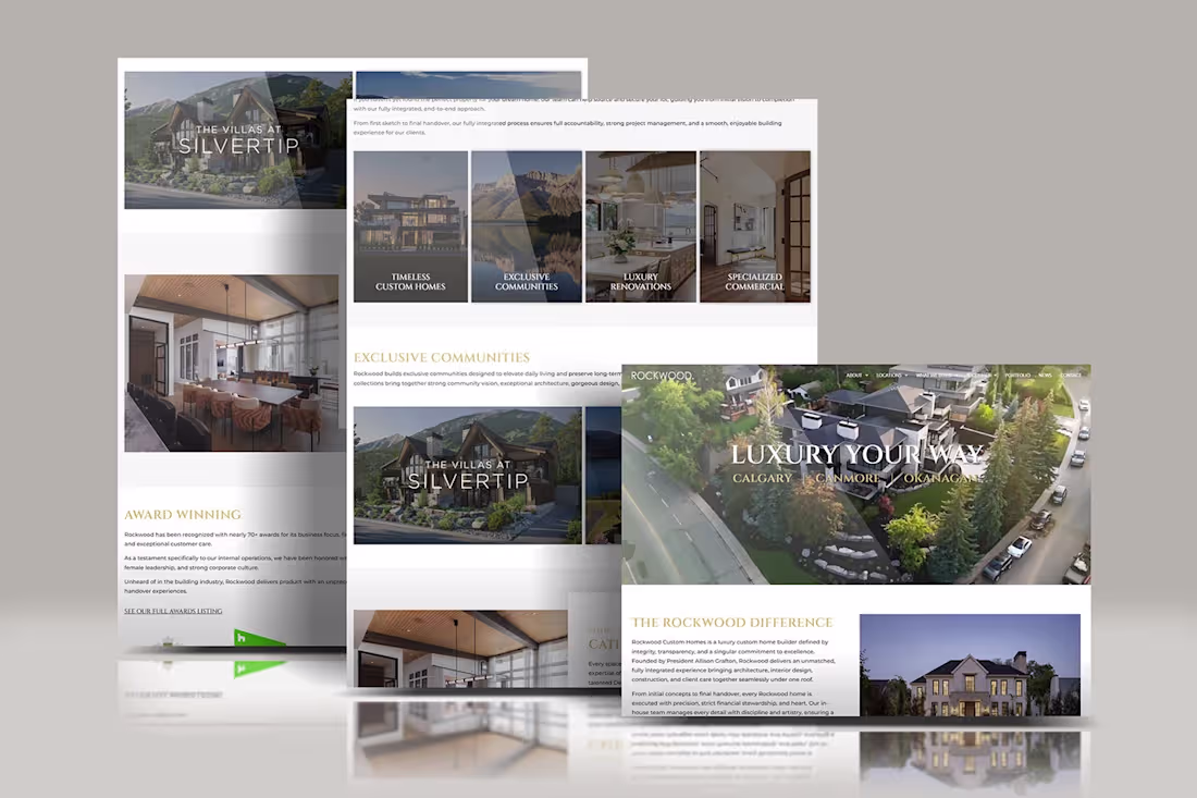 Cover image for A custom website designed with
