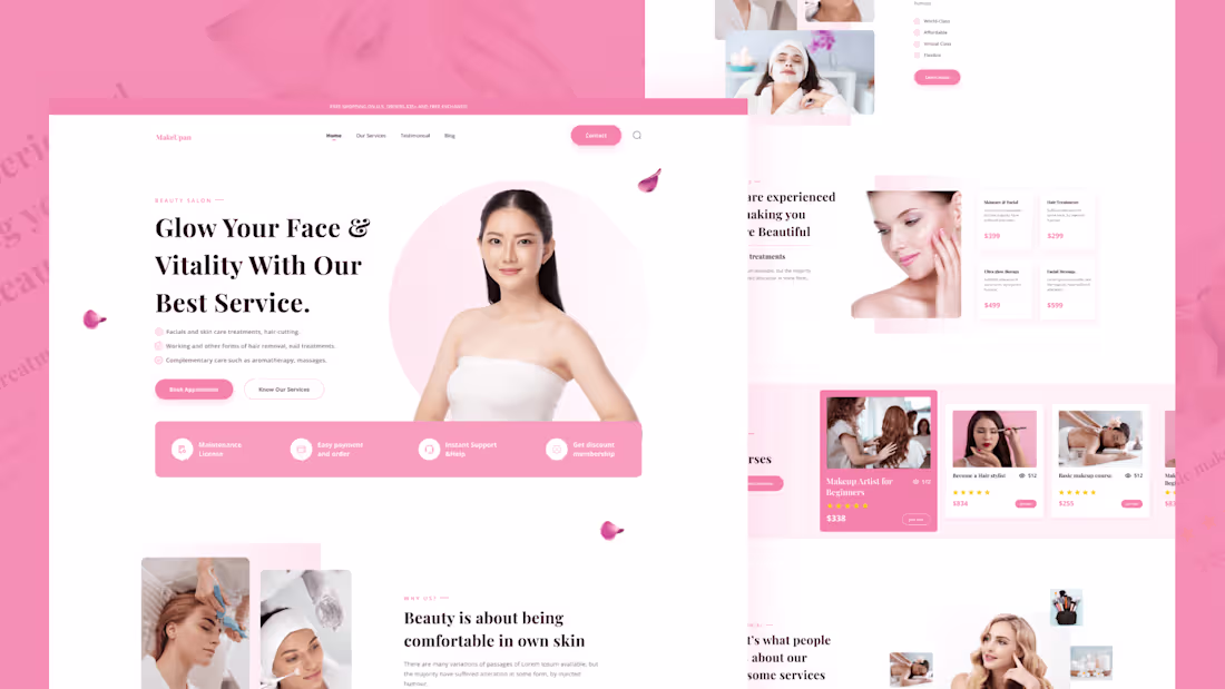 Cover image for MakeUpan - Beauty Website