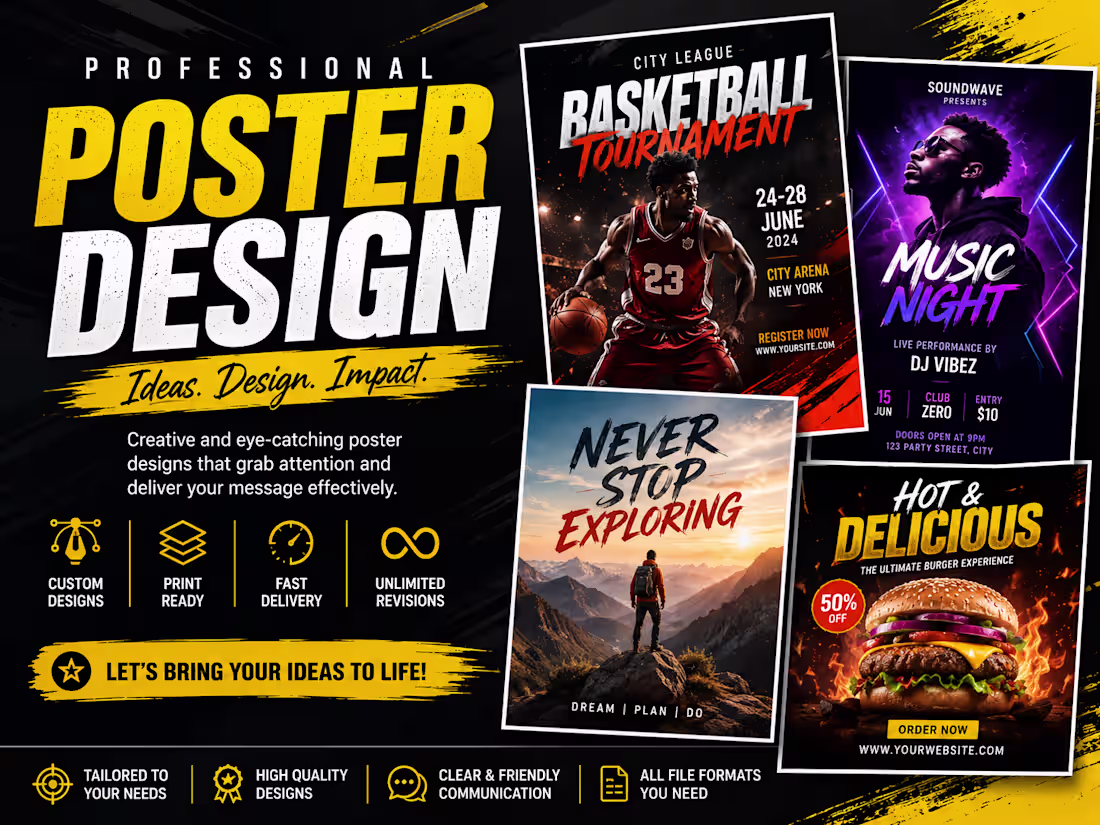 Cover image for Poster designs