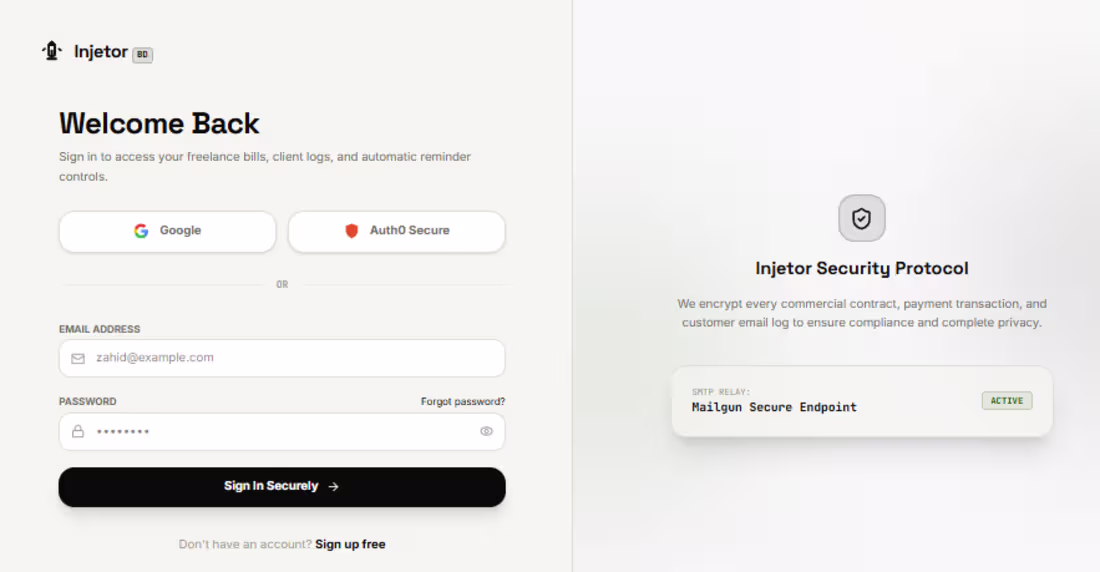 Cover image for Injetor - Invoicing, client collaboration,