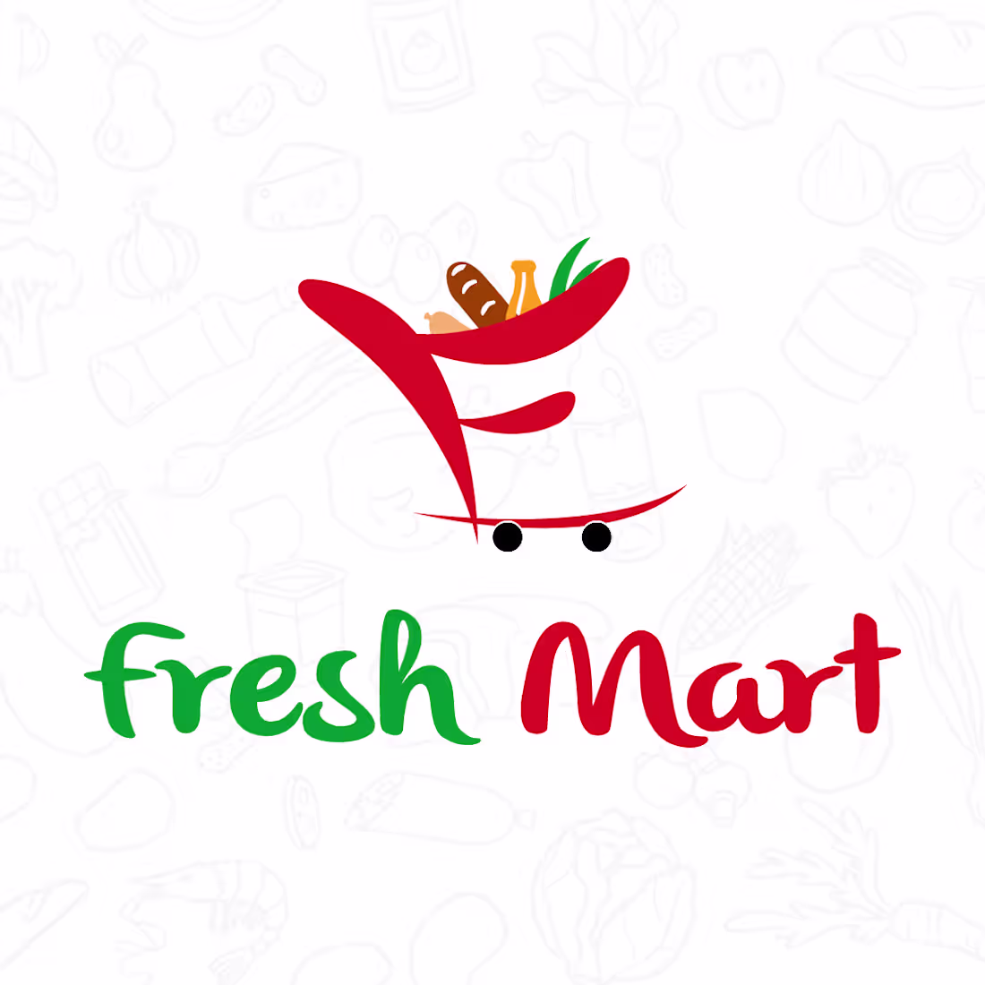 Cover image for Fresh Mart Logo Design