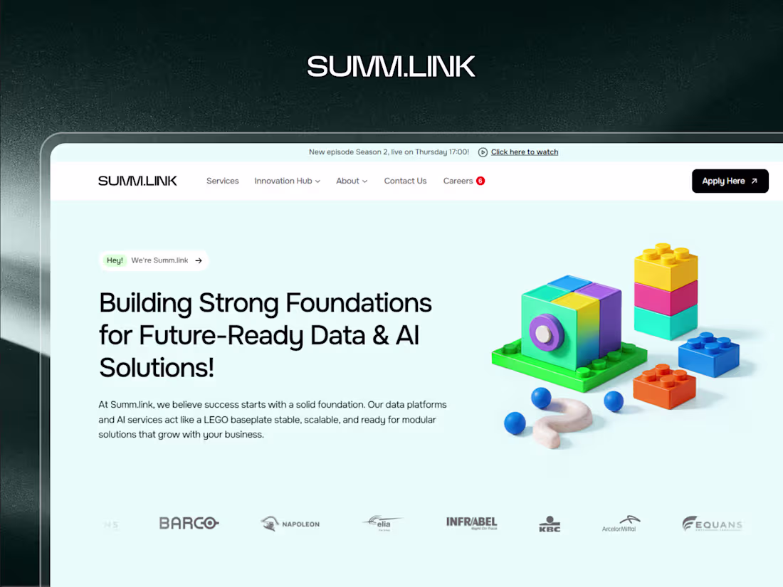 Cover image for SUMMLINK – Figma to Framer Website Development & Integrations