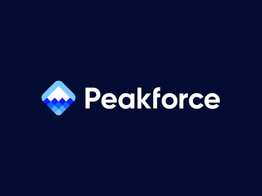 Cover image for Approved logo and some rejected concepts for www.peakforce.d...