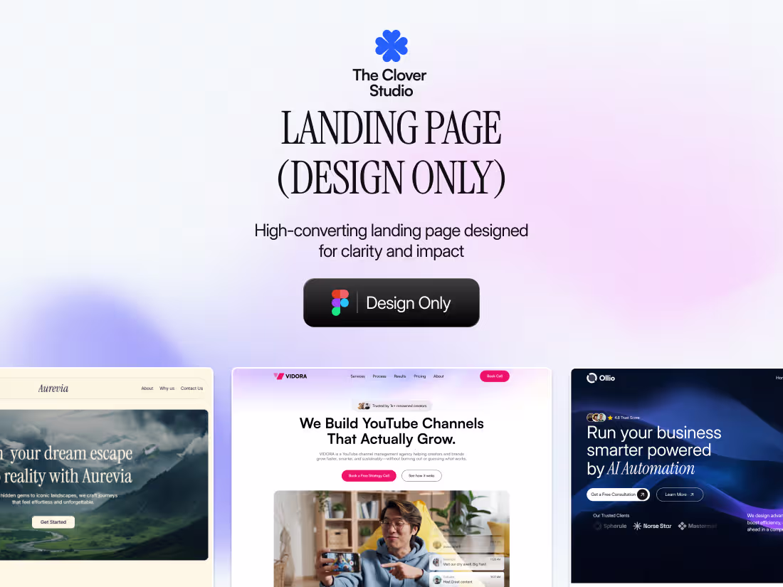 Cover image for Landing Page Design