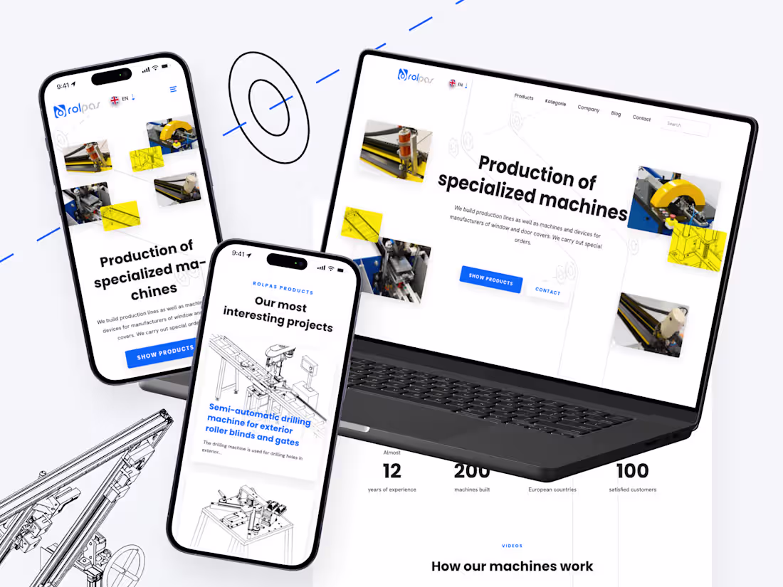 Cover image for Production company website